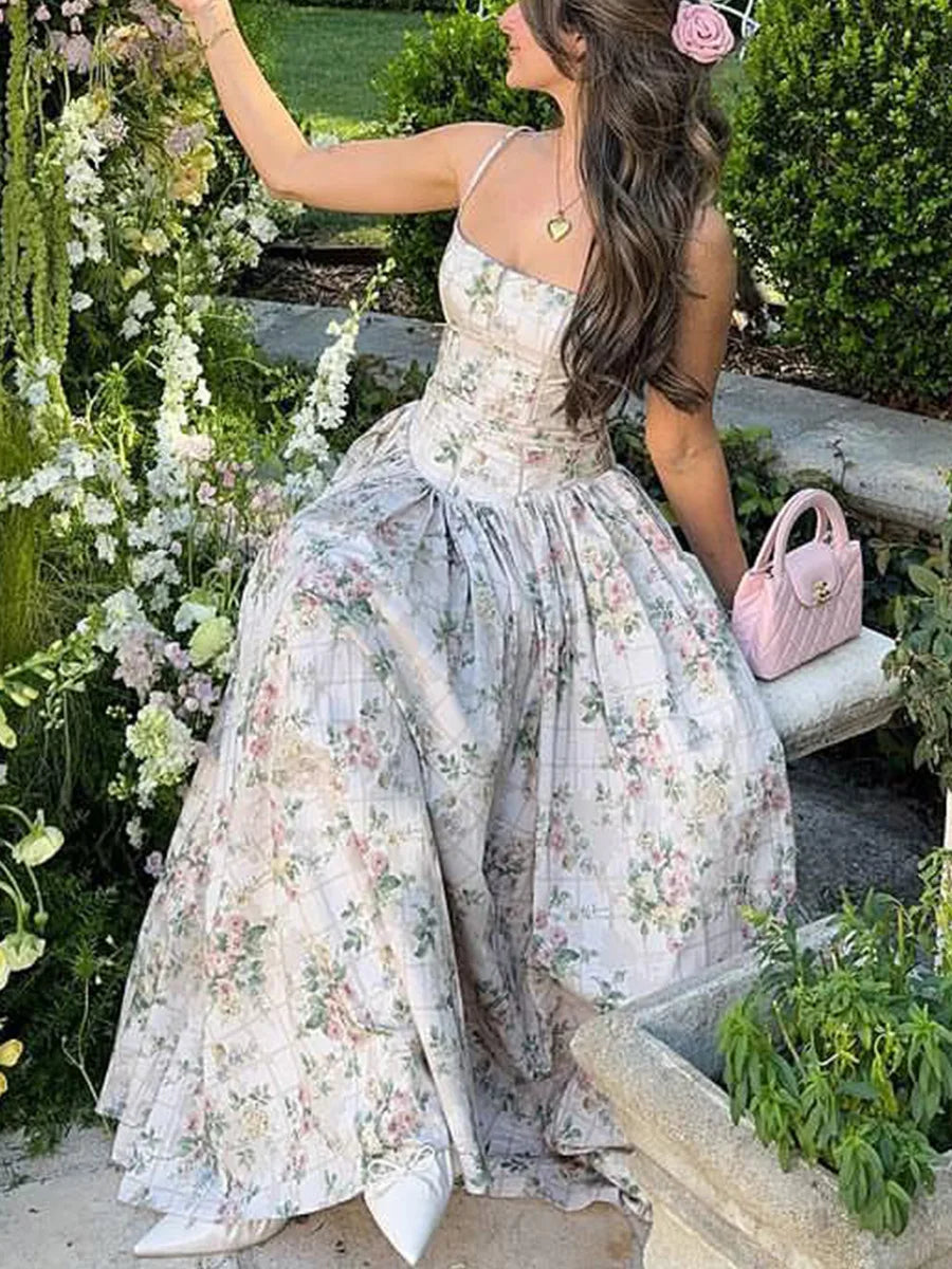 Radiance | Radiance Floral Cut-Out Maxi Dress