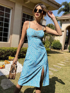 Green Dress: Lightweight Sundress for Vacation Days