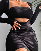 Trendy Cut-Out Party Dress