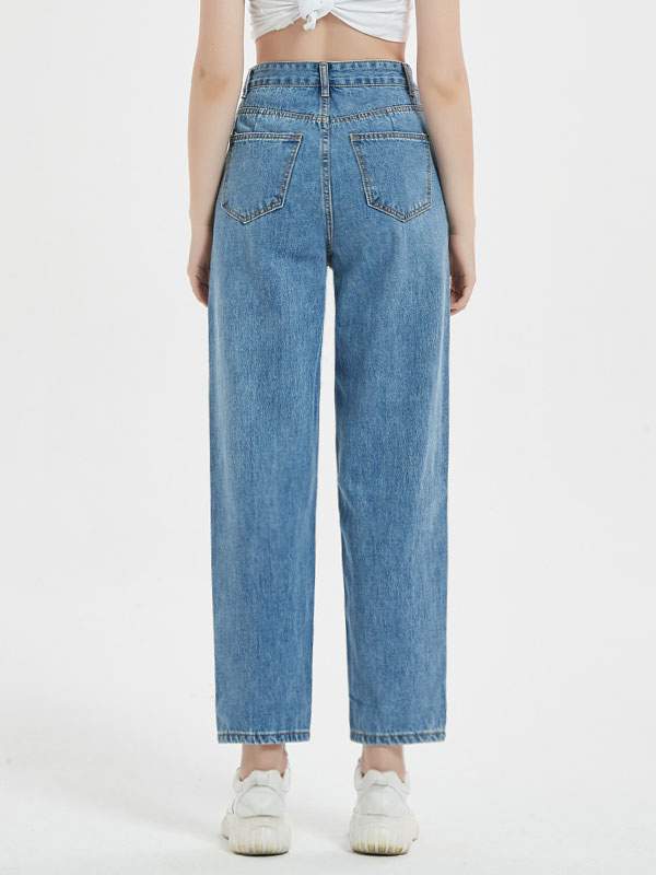 Women’s Vintage Style Jeans, Casual Wear
