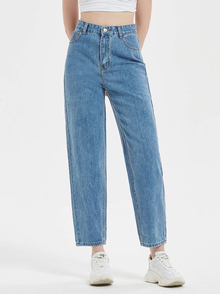 Women’s Vintage Style Jeans, Casual Wear