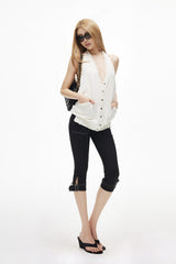 Chloe Halter Knit Vest