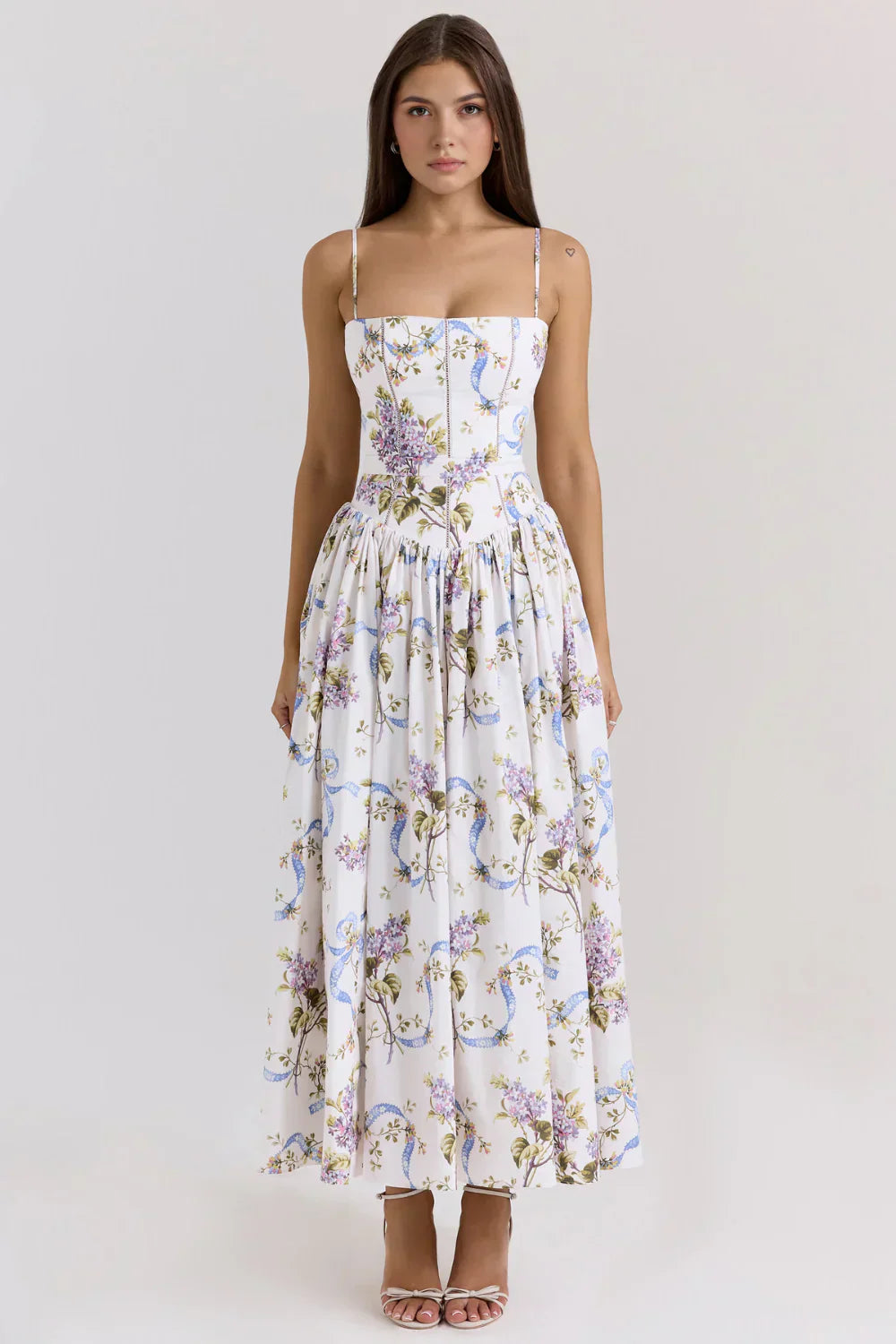 Radiance | Radiance Floral Cut-Out Maxi Dress