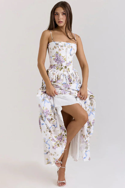 Radiance | Radiance Floral Cut-Out Maxi Dress