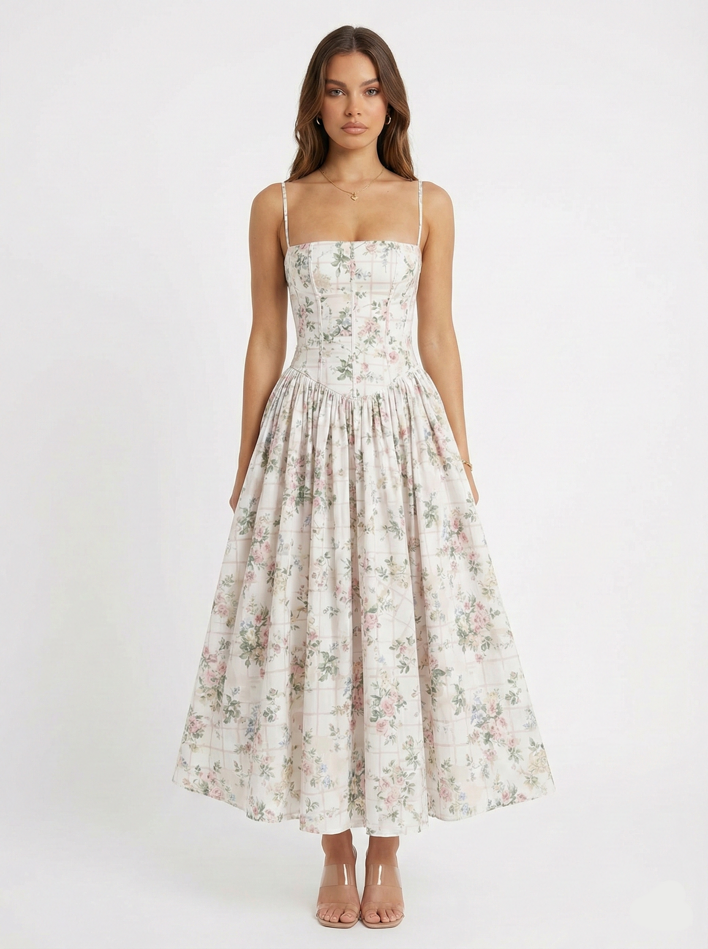 Radiance | Radiance Floral Cut-Out Maxi Dress