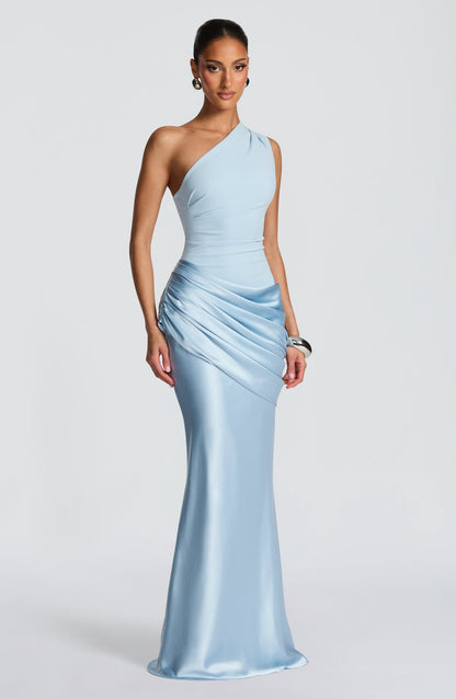Ophelia | Women's One-Shoulder Maxi Wedding Guest Dress