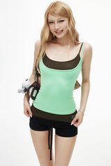 Chloe Layered Rib Cami