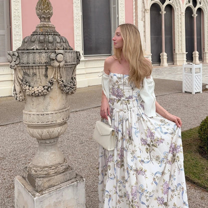 Radiance | Radiance Floral Cut-Out Maxi Dress