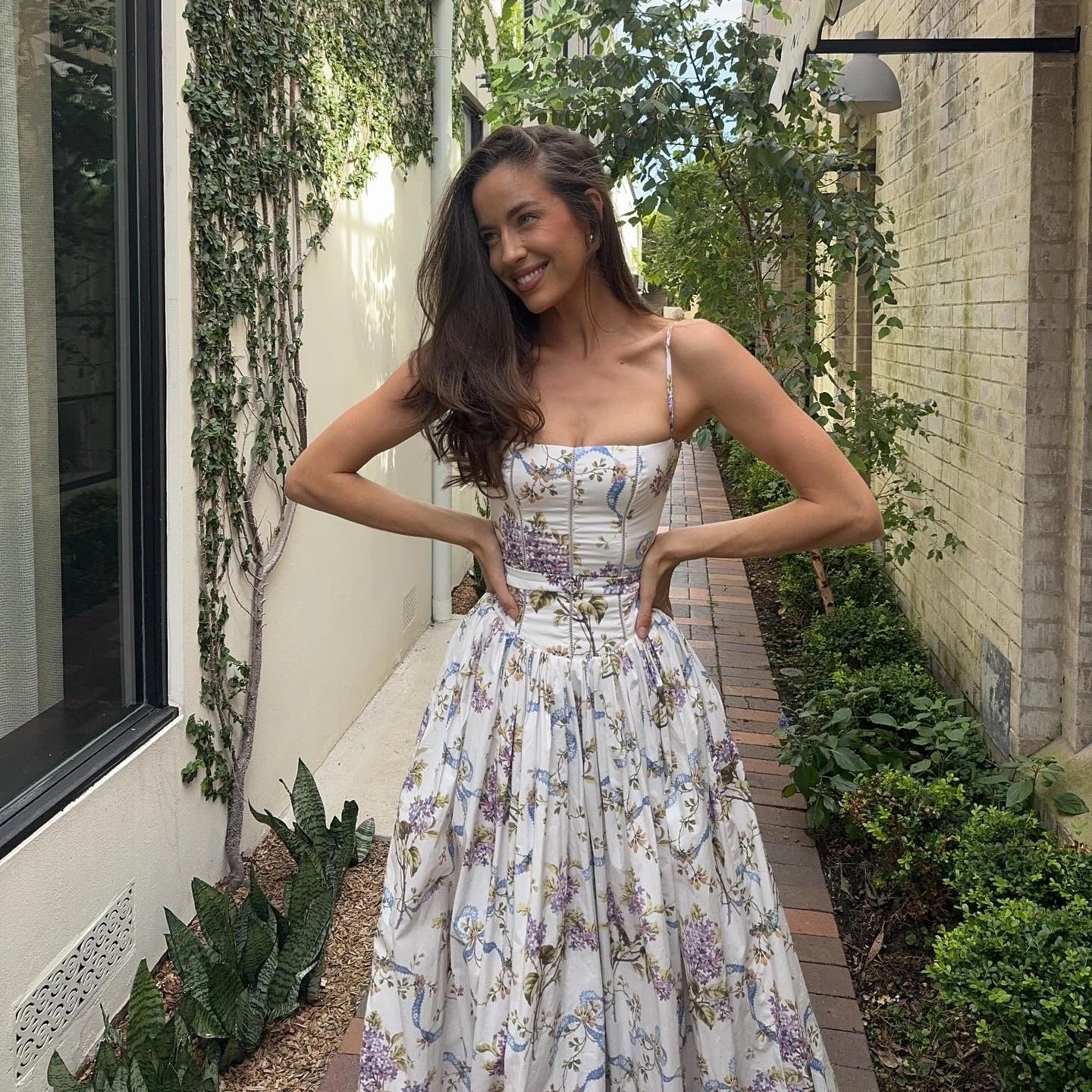 Radiance | Radiance Floral Cut-Out Maxi Dress