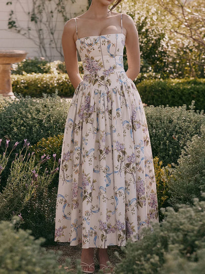 Radiance | Radiance Floral Cut-Out Maxi Dress