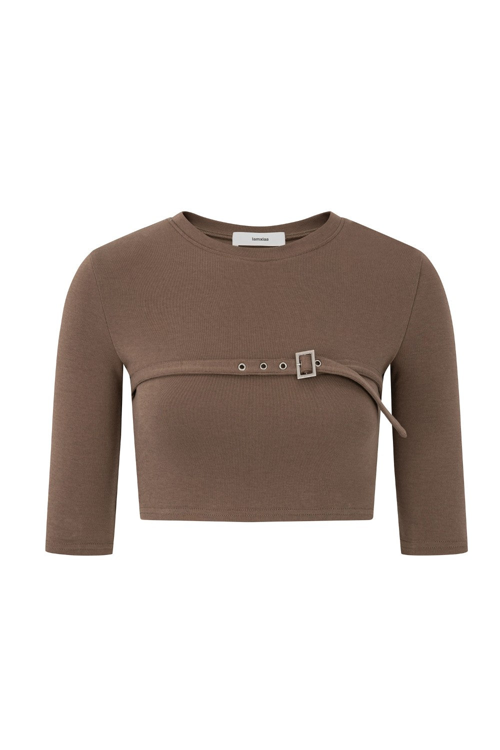 Sienna Buckled Crop Top