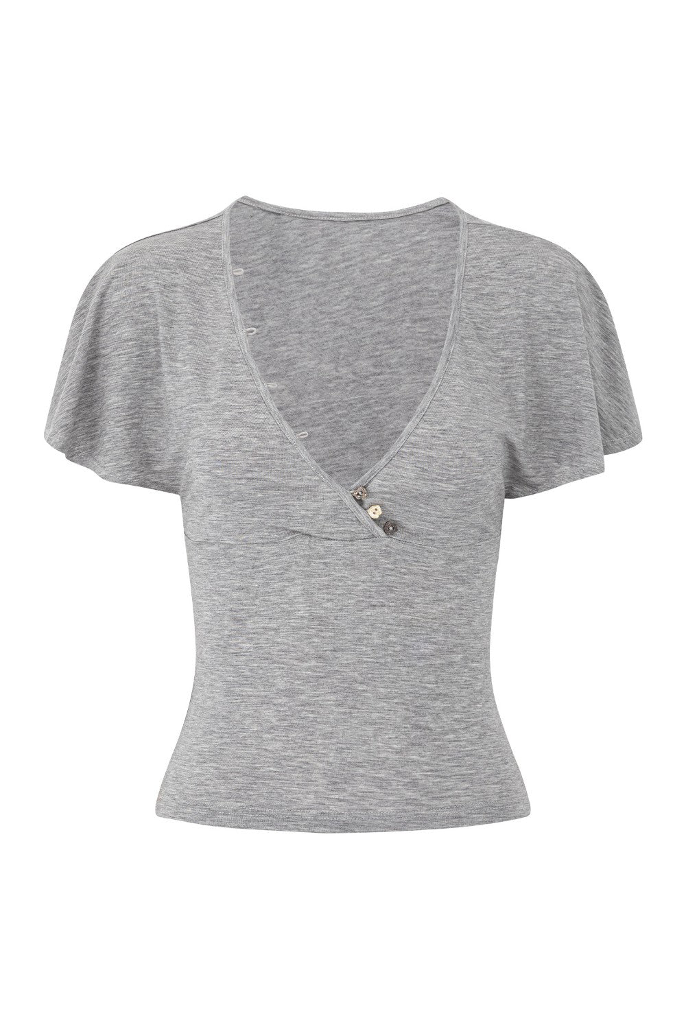 Dove V-Neck Wrap Top