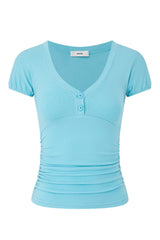Chloe Henley Ruched Top