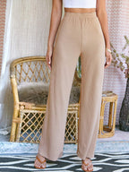 Comfortable Ribbed Trousers, Summer Essentials